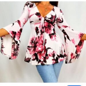 3 for 12. Venus Size L floral tie top
